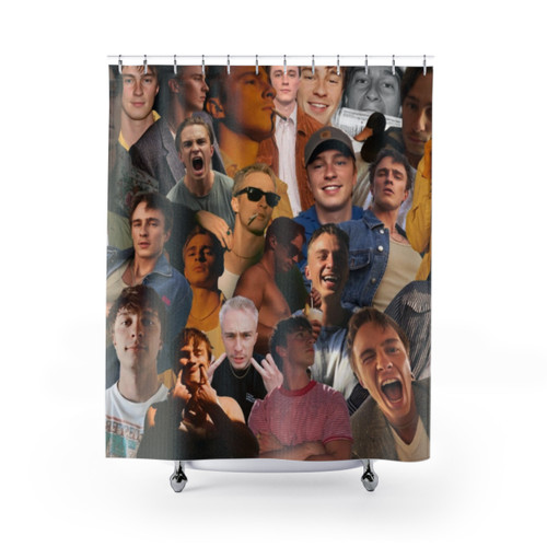 Drew Starkey Collage Shower Curtain