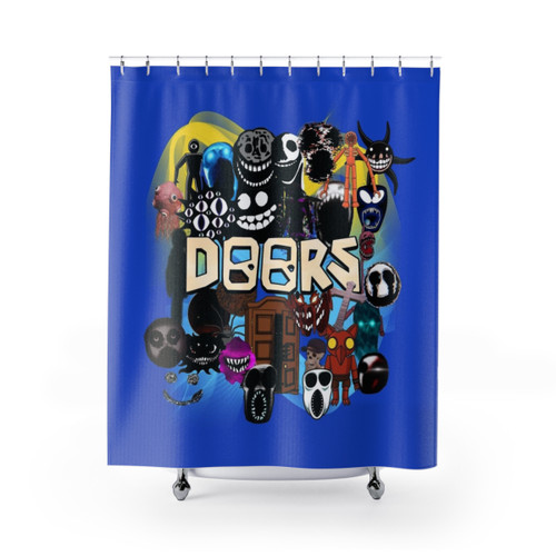Roblox Doors Game Shower Curtains