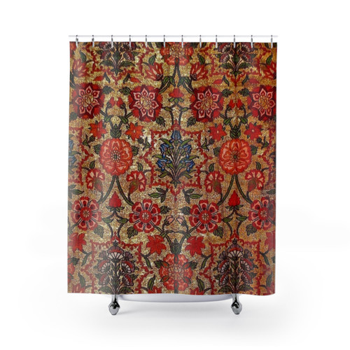 Elegant Turkish Tapestry Shower Curtain