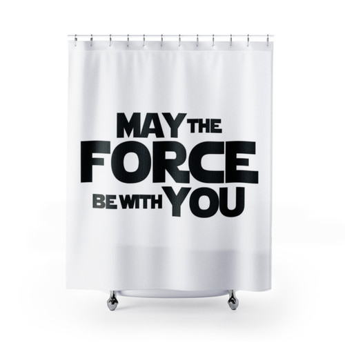 Star Wars Shower Curtain with Quotes