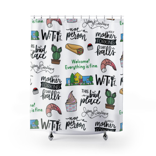 The Good Place TV Show Shower Curtains