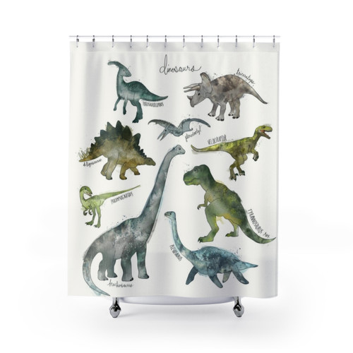 Dinosaur Shower Curtains - Jurassic Series Collection