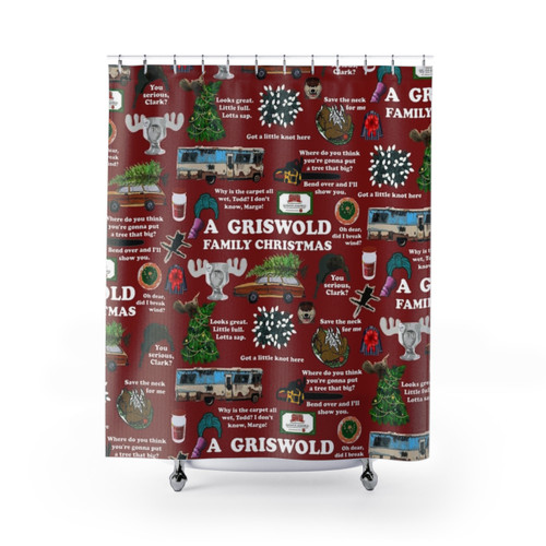Christmas Vacation Themed Shower Curtains