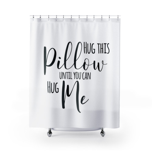 Romantic Hug This Shower Curtain for Long Distance Couples