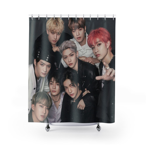 Stray Kids Themed Shower Curtain