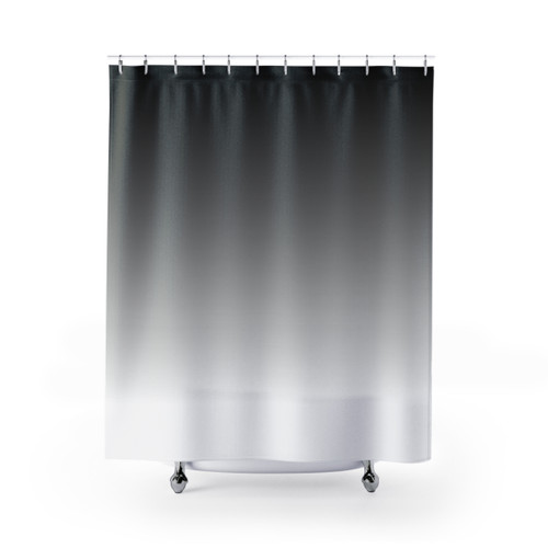 Minimalist Gradient Ombre Shower Curtains