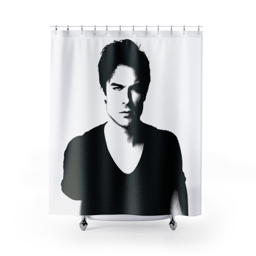 Ian Somerhalder Vampire Themed Shower Curtain