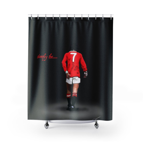 George Best Legend Shower Curtains