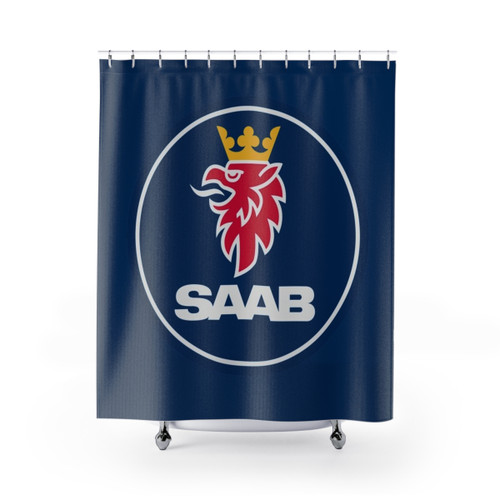 Saab Shower Curtains - Luxury Automotive-Inspired Home Decor