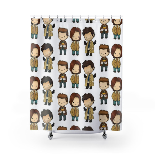 Supernatural Themed Shower Curtain