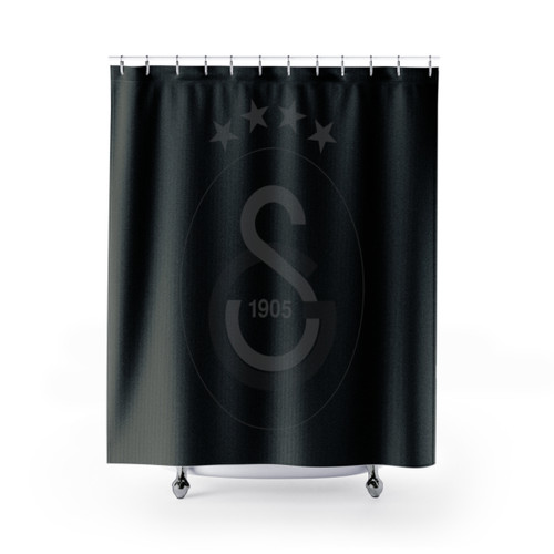 Galatasaray Black Shower Curtains - Turkish Football Team