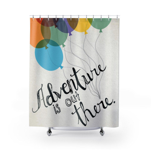 Adventure is Out There Pixar Inspired Shower Curtain