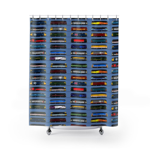 Class 47 Locomotive Shower Curtains