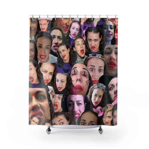 Miranda Sings Collage Shower Curtain