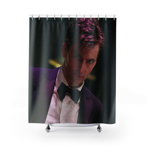 David Tennant Hamlet Themed Shower Curtain