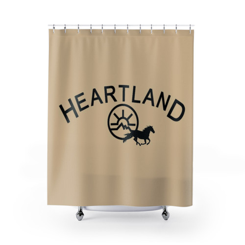 Heartland Black Shower Curtains - Rustic Ranch Style