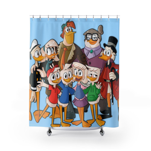 Clan McDuck Themed Shower Curtains