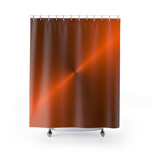Brushed Copper Shower Curtains