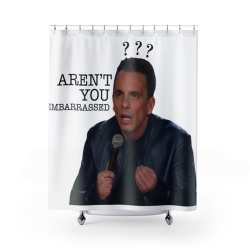 Sebastian Maniscalco Aren't You Embarrassed Shower Curtains