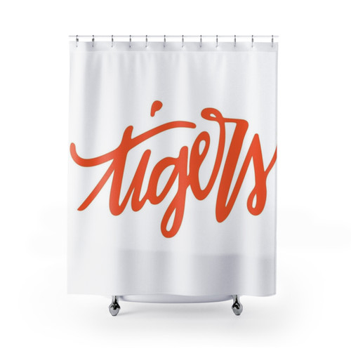 Tigers (Orange) Shower Curtains