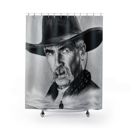 Sam Elliott Shower Curtains - Western Movie Art