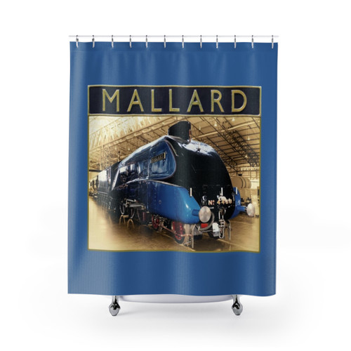 LNER Mallard Steam Train Shower Curtains