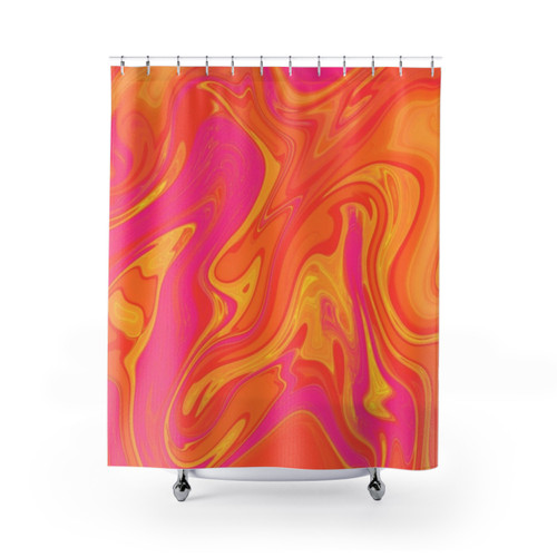 Colorful Swirl Shower Curtains