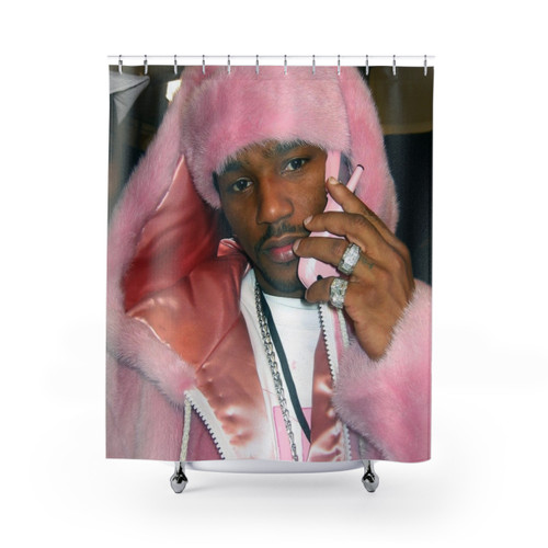 KILLA CAM 90s Rap Inspired Shower Curtain