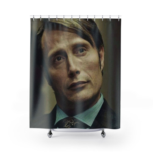 Meme Shower Curtains featuring Hannibal Lecter