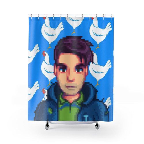 Stardew Valley Shane Shower Curtain