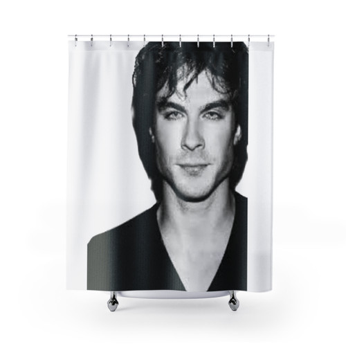 Ian Somerhalder Vampire Diaries Shower Curtain