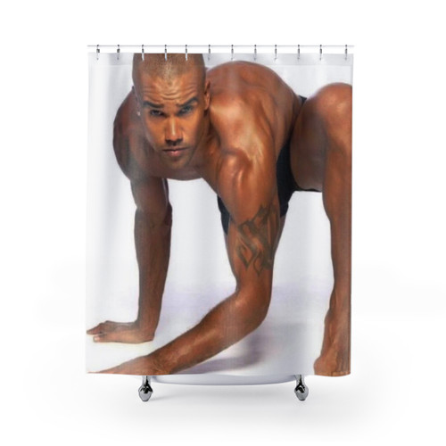 Shemar Moore Themed Shower Curtain
