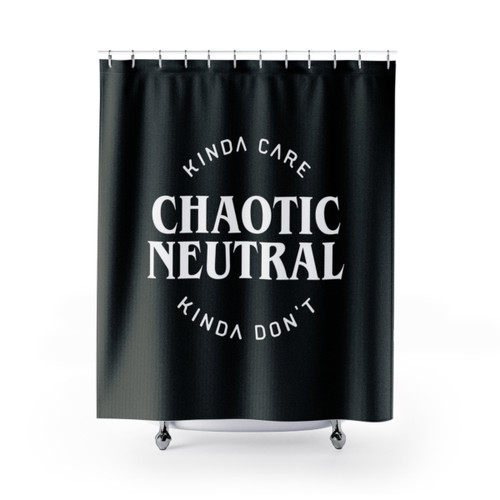 Chaotic Neutral Alignment Dungeons & Dragons Shower Curtains