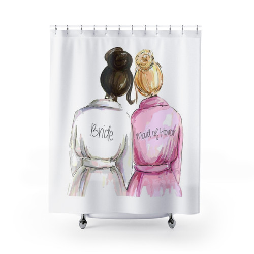 Bridal Shower Curtains: Cute Gift for Bride, Maid of Honor