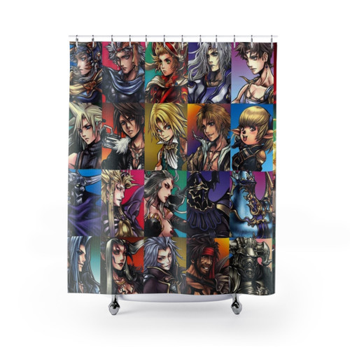 Final Fantasy Themed Shower Curtains