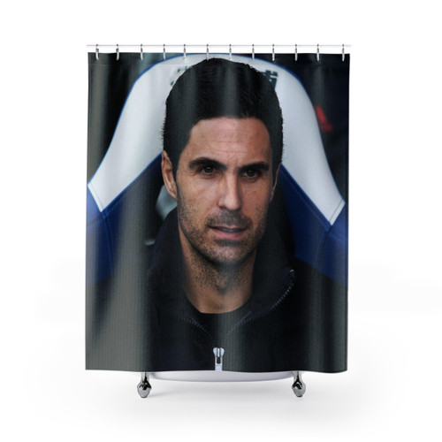 Mikel Arteta Arsenal Shower Curtains