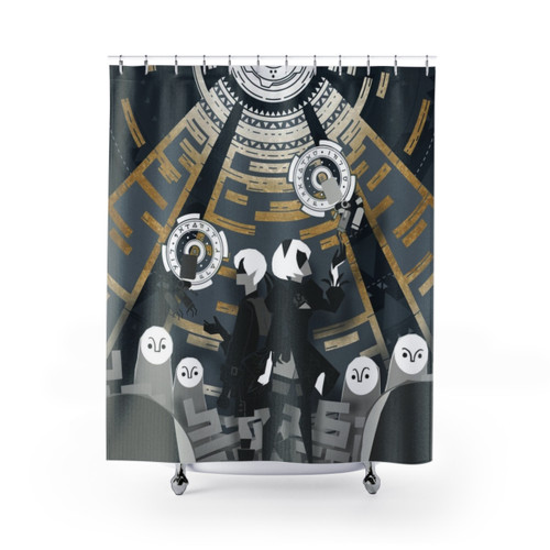 Nier Automata Inspired Shower Curtain