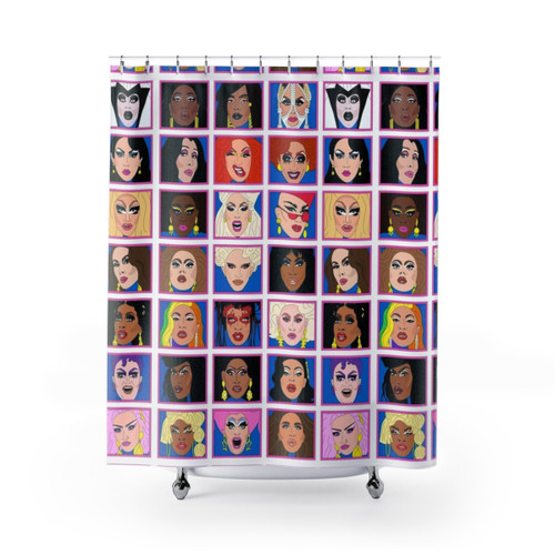 Drag Race Winners 2021 Shower Curtains