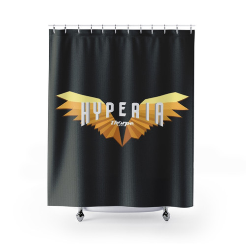 Hyperia Thorpe Park Logo Shower Curtains