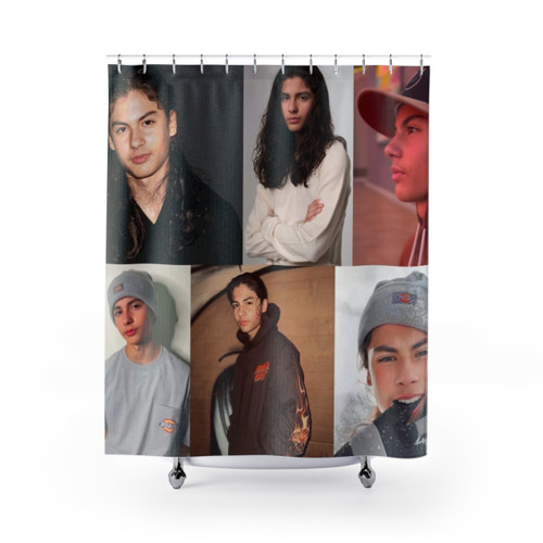 Miguel Cazarez Mora Collage Shower Curtains