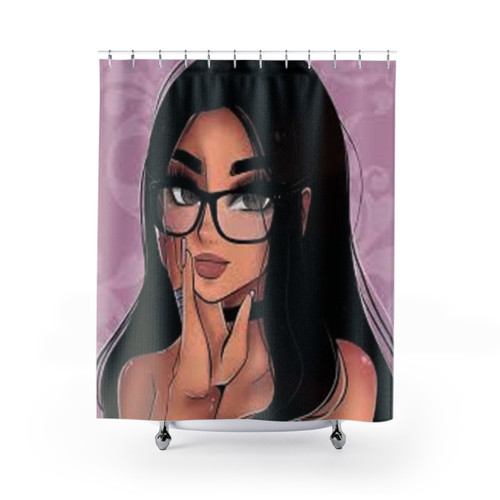 SSSniperwolf Themed Shower Curtain