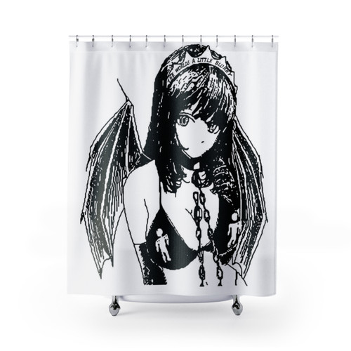 Princess Blurry Shower Curtains featuring Billie Eilish artwork