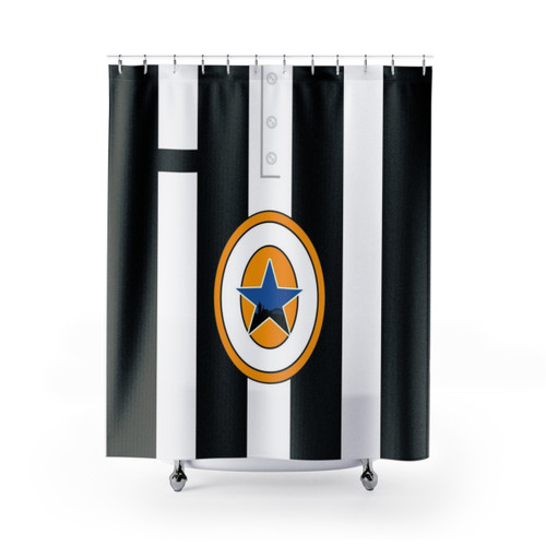 NUFC 1995-1997 Home Shirt Shower Curtains