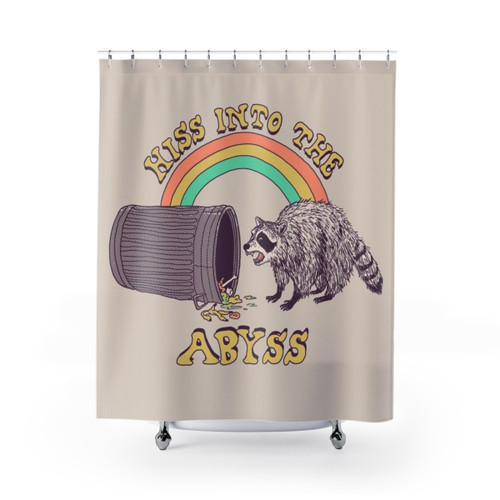 Existential Trash Panda Shower Curtain