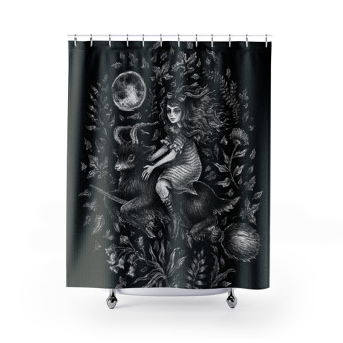 VVITCH Spooky Halloween Shower Curtains