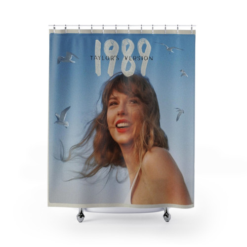 1989 Shower Curtains featuring Taylor Swift album cover art
