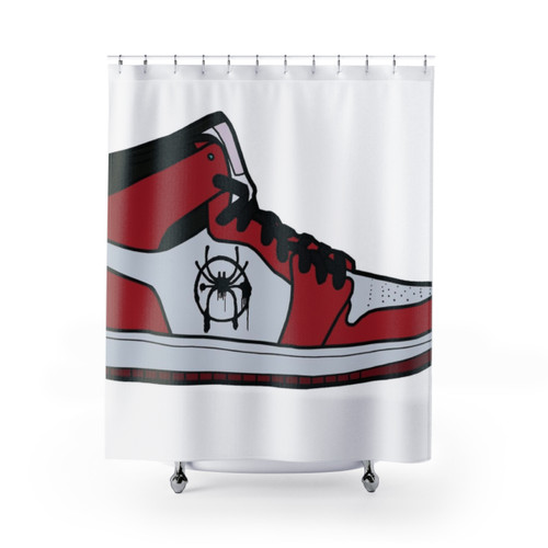 Spider-Verse Themed Shoe Shower Curtains