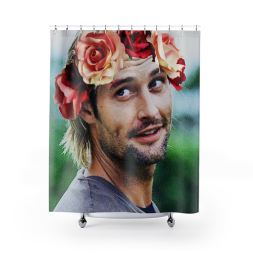 Sawyer LOST Themed Shower Curtain
