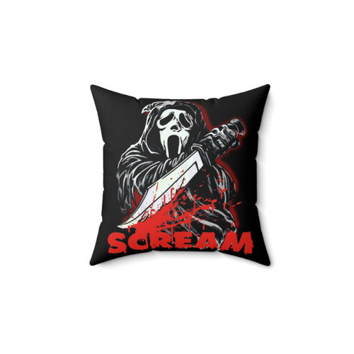 Scream Movie Themed Pillow