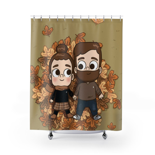Autumn Couple's Shower Curtain